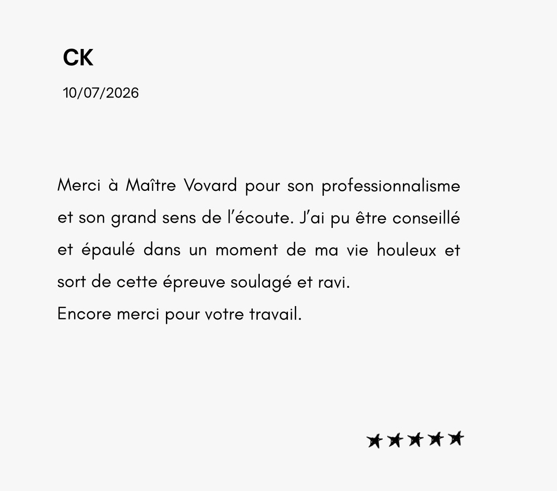 Avis client