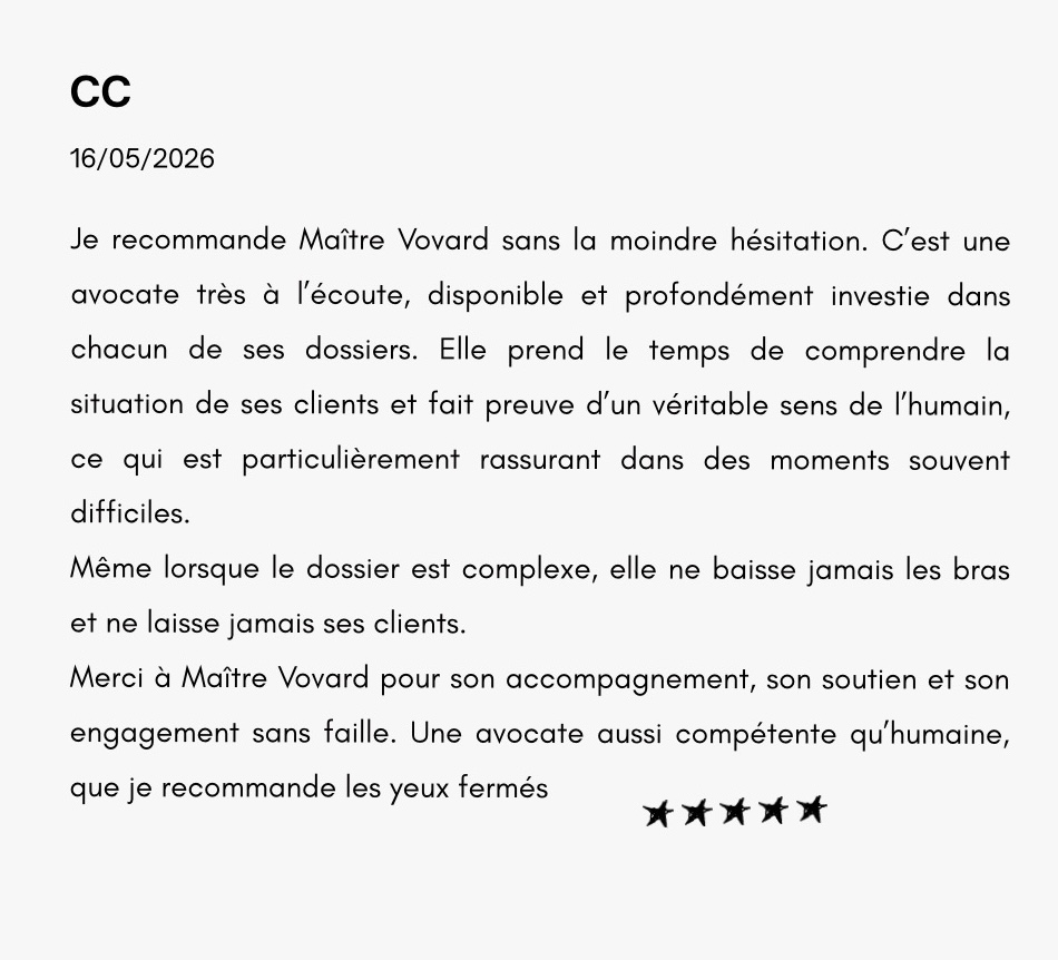 Avis client
